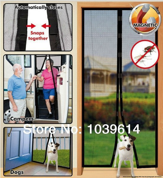 New Magic Mesh Hands-Free Screen Door